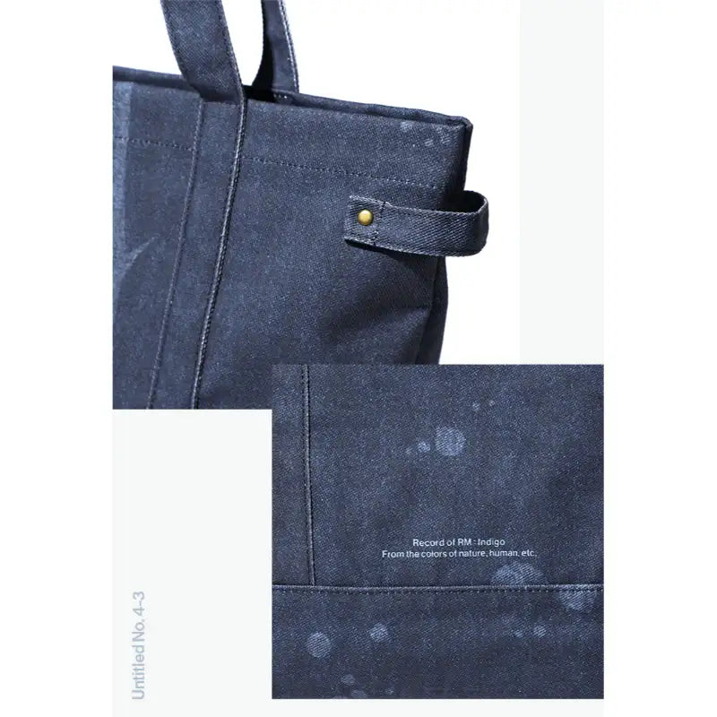 BTS RM - Indigo - Denim Tote Bag - BTS - Tote Bag - Harumio