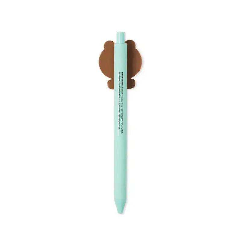 Line Friends - Silicone badge gel pen - Line Friends - Stationery - Harumio