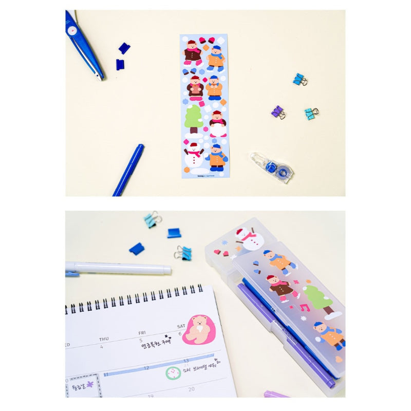 Big Issue x Lagomihome - Pencil Case & Big Bear Stickers Set