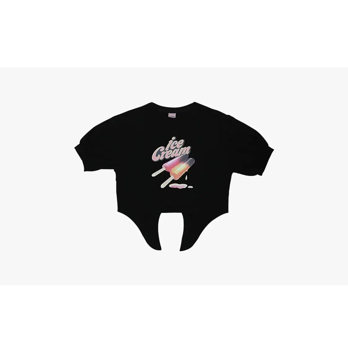 BlackPink - Ice Cream Tie Up T-Shirt - BlackPink - Accessories - Harumio