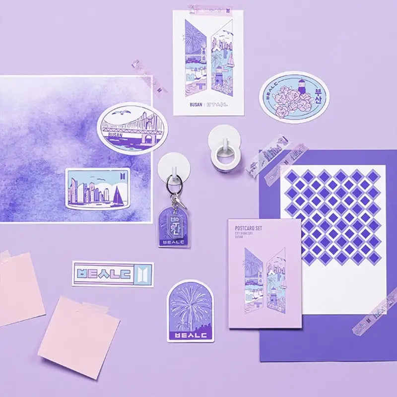 BTS - Yet To Come In BUSAN - City Keyring Busan – Harumio