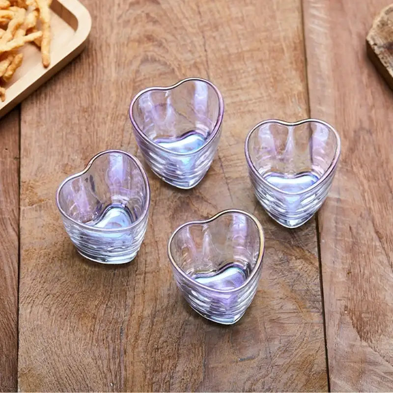 Korean ON Rainbow - Heart Soju Glass Set - Modern House - Tableware - Harumio