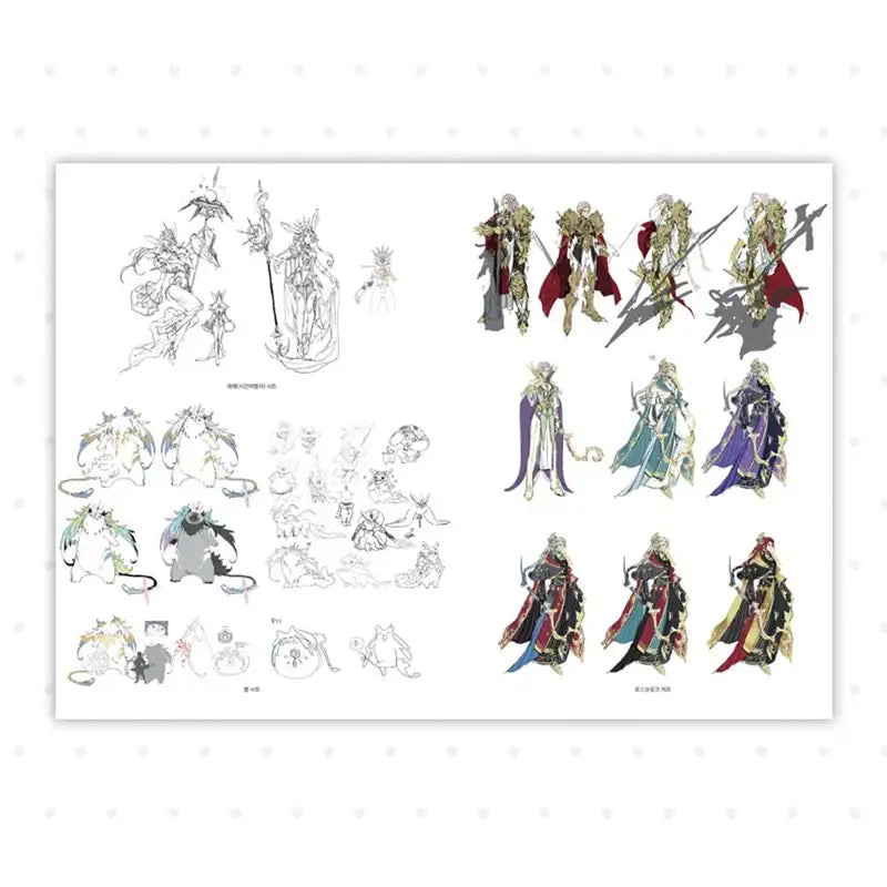 Exos Heroes - Art Book 1&2 - Line Games Shop - Books - Harumio