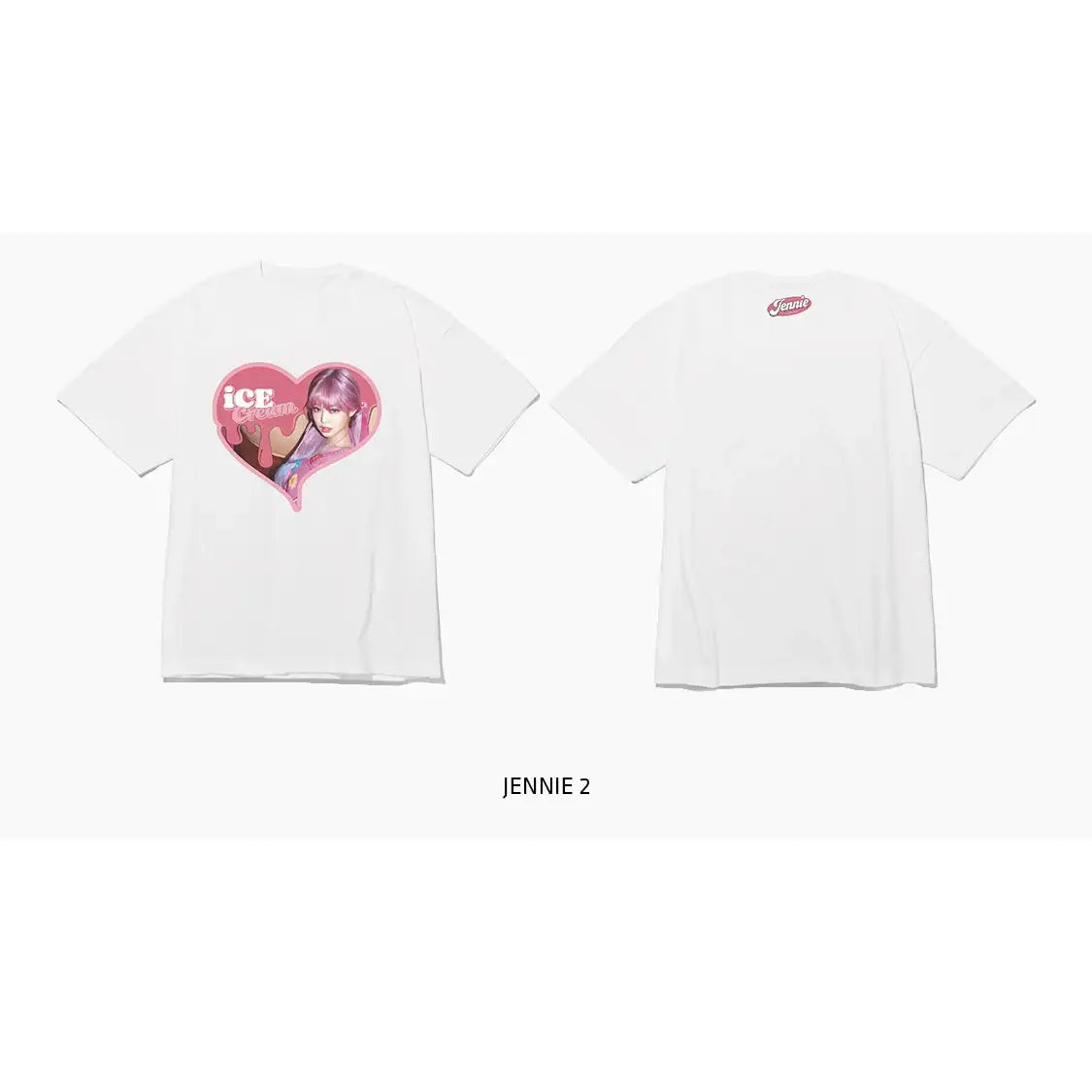 BlackPink - Ice Cream Short Sleeve T-Shirt Type 2 - BlackPink - T-Shirts - Harumio