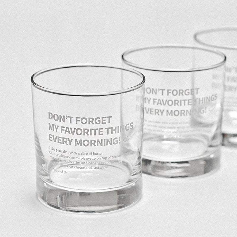 August8th - Every Morning Flat White Glass - August8th - Home & Living - Harumio
