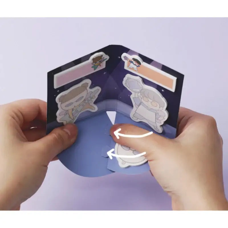 Maru Is a Puppy - Sticky Note - Webtoon Friends - Sticky Memo Pads - Harumio