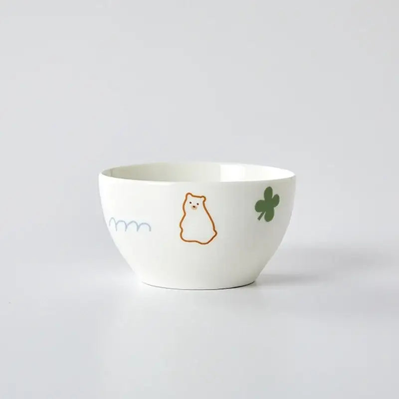 Korean Little Buddy Pom Pom - Rice Bowl - Modern House - Bowls - Harumio