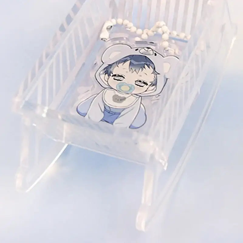 Surge Towards You - Rocking Crib Acrylic Stand + Charm Set - Webtoon Shop - Acrylic Stand - Harumio