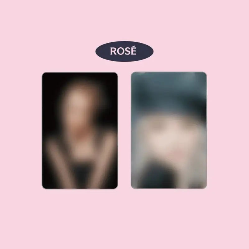 BlackPink - Born Pink - 2 Pocket Photo Card Holder - BlackPink - Photo Holder - Harumio