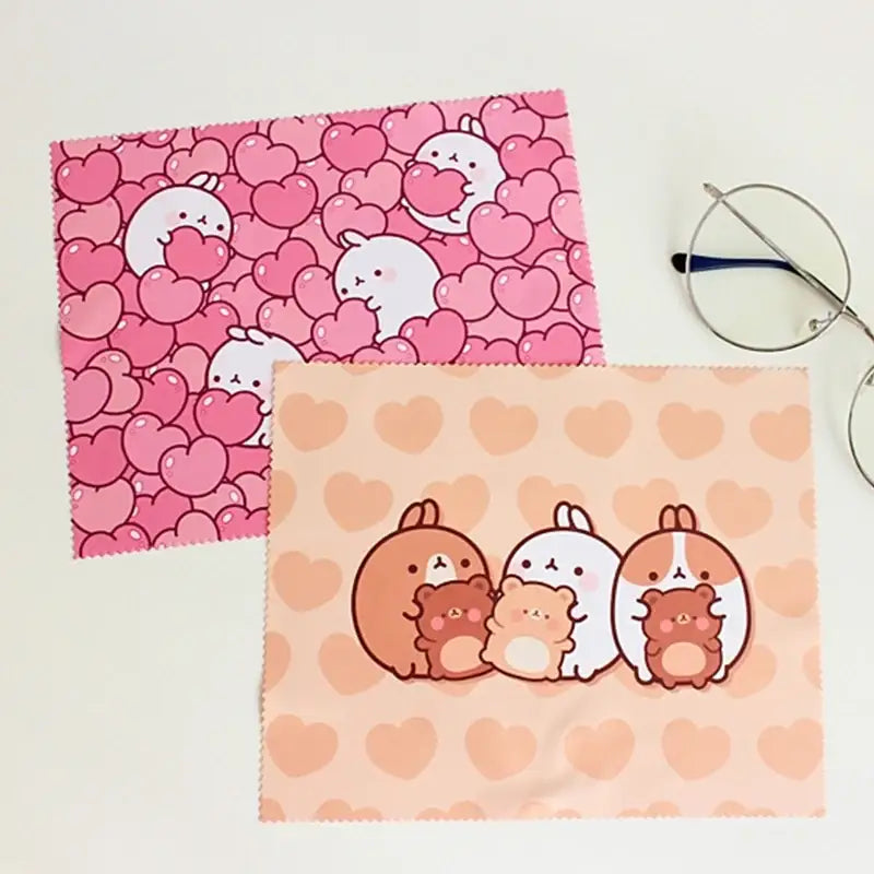 Molang - Cozy Glasses Case Cleaning Set - Molang - Accessories - Harumio