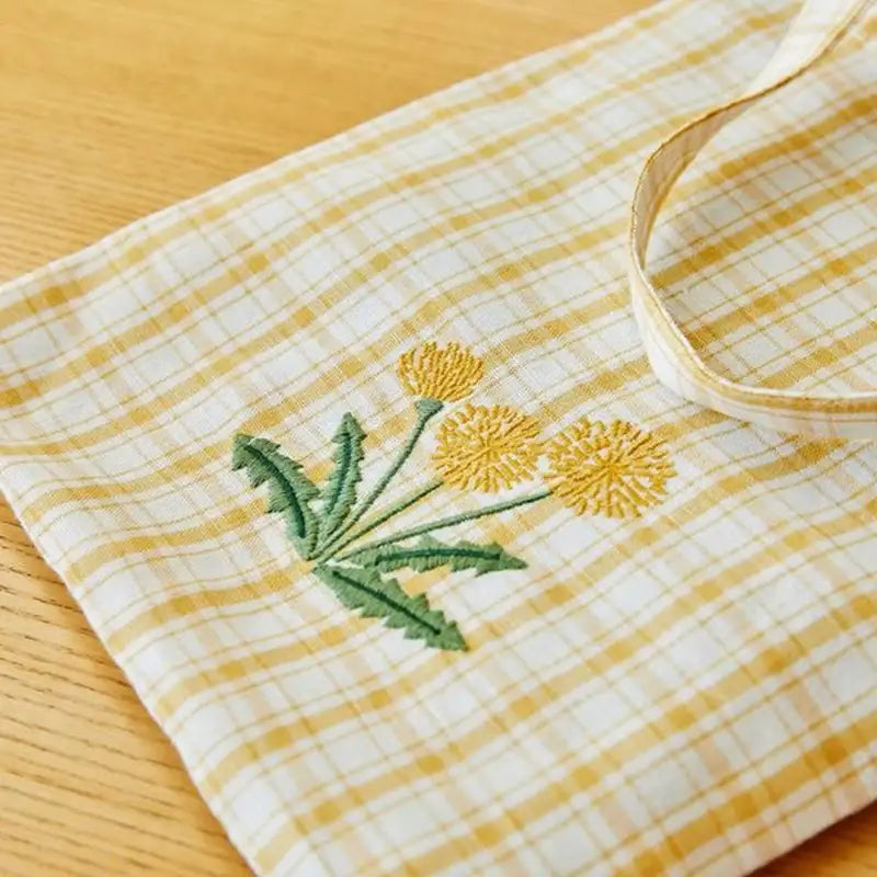 Korean L Dandelion - Tote Bag - Modern House - Tote Bags - Harumio