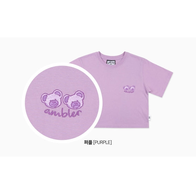 Ambler - Twin Bear Cropped T-Shirt