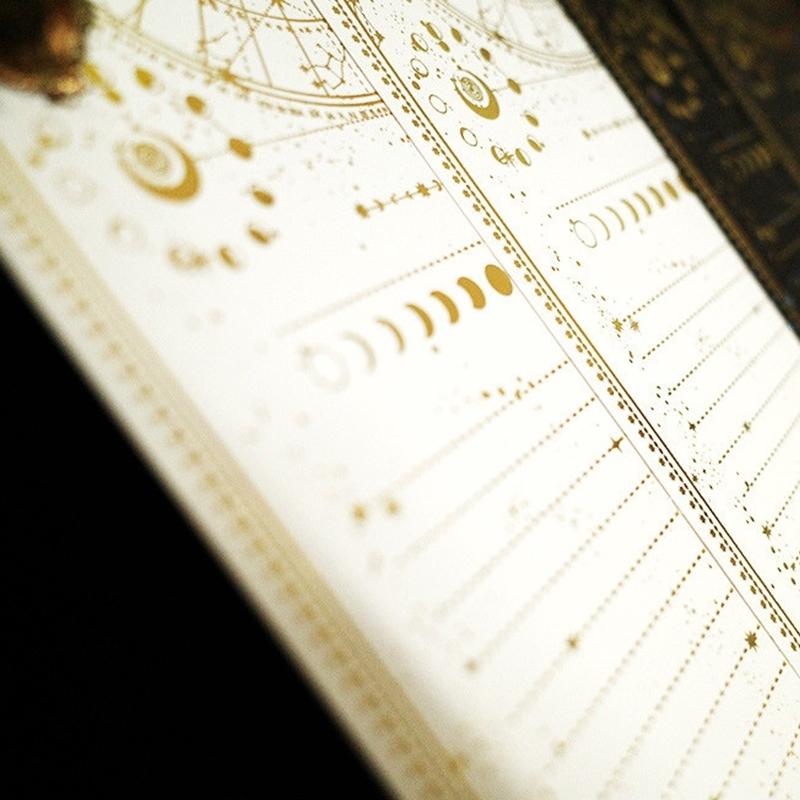 Libet - A5 Gold Leaf Moon Memo Set