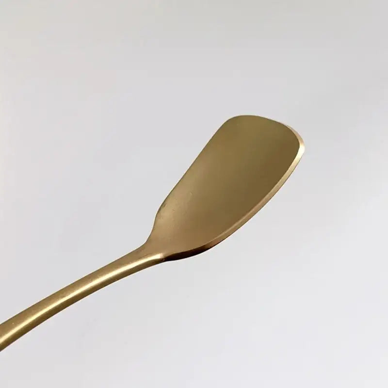 Like A Cafe - Matte Gold Dessert Spoon - Like A Cafe - Home & Living - Harumio