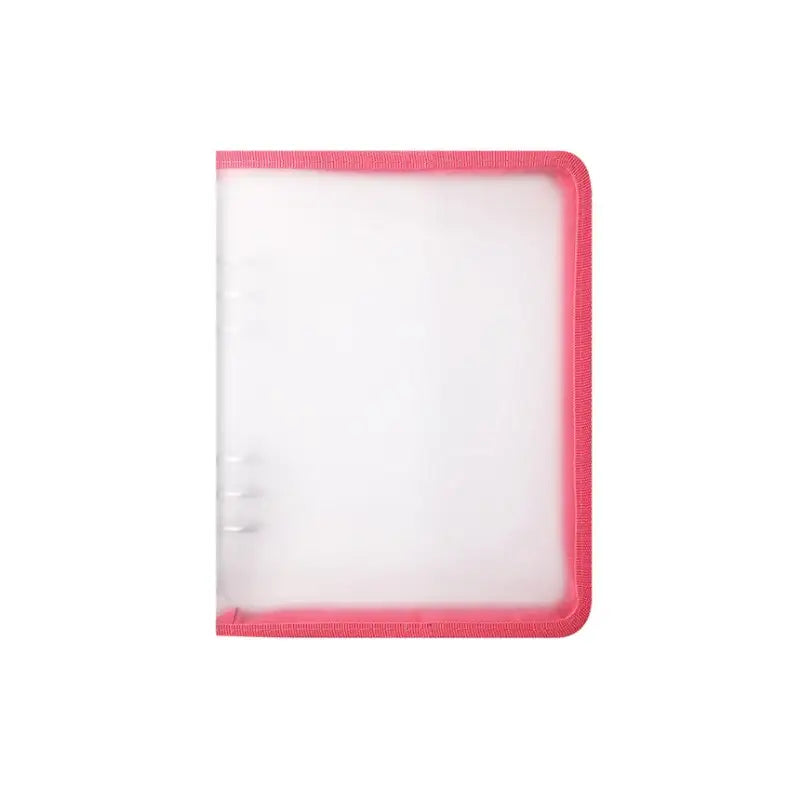 Yudaeng - A5/A6 - Translucent Zipper 6 Holes Diary Cover Pocket Binder - Yudaengdotcom - Binder Pockets - Harumio