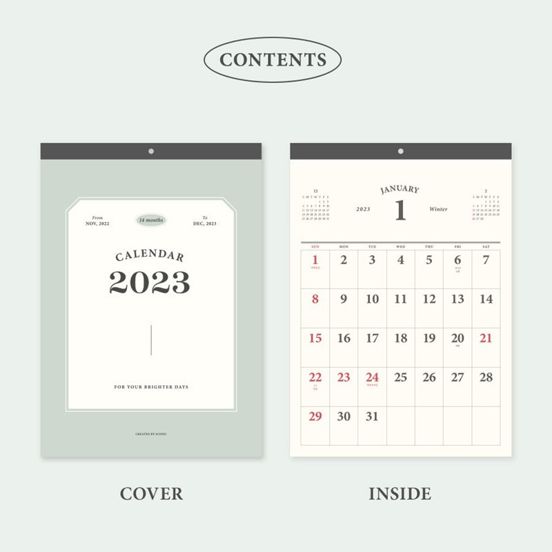 ICONIC - 2023 Wall Calendar