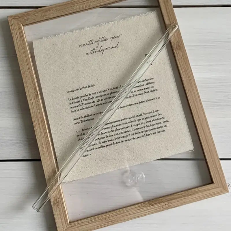 Like A Cafe - Transparent Glass Straw - Like A Cafe - Home & Living - Harumio