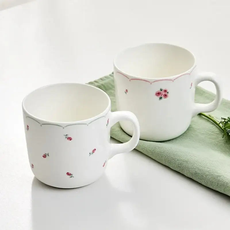 Korean L Rose in the Spring - Mug 2P - Modern House - Mugs - Harumio