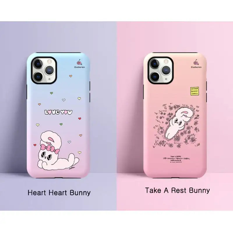Esther Bunny - Guard Up Phone Case - Gradation Series (iPhone) - Esther Bunny - Phone Cases - Harumio