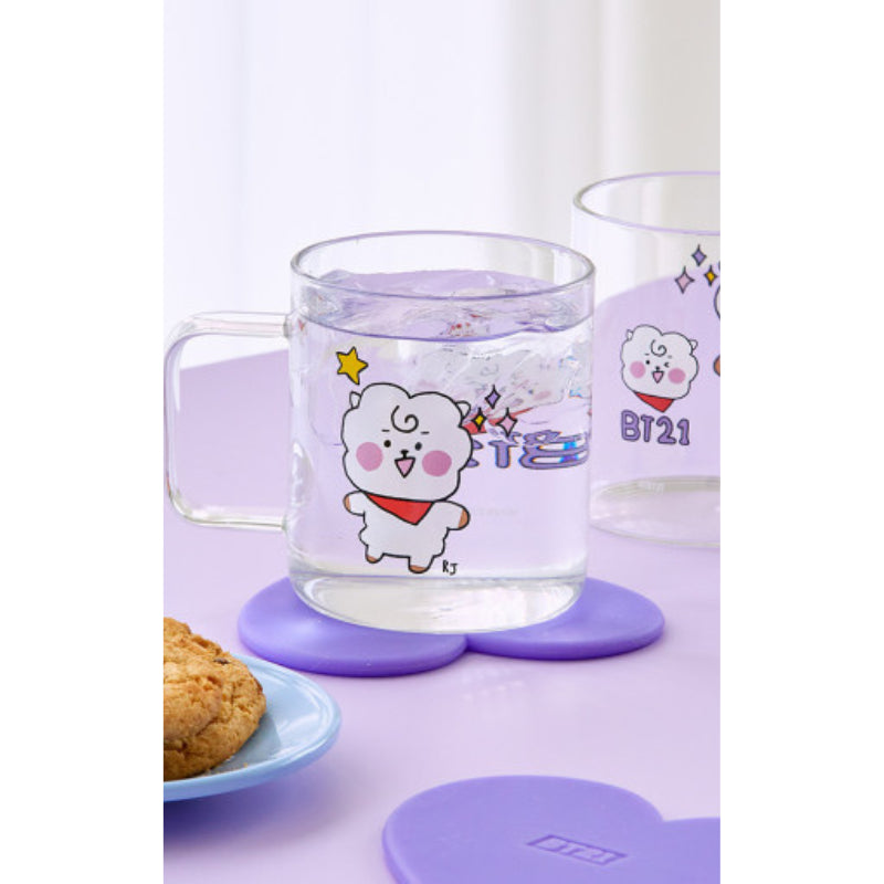 BT21 - Baby Glass Mug And Coaster Set