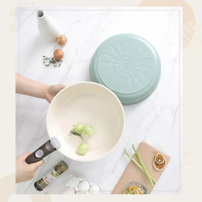 Neoflam Midas Detachable Handle Cookware Set Harumio