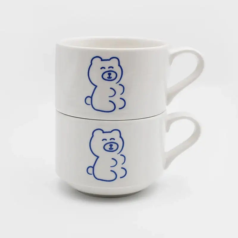 1537 - Teddy&Lucy Cup and Saucer - 1537 - Ceramic & Pottery Glazes - Harumio