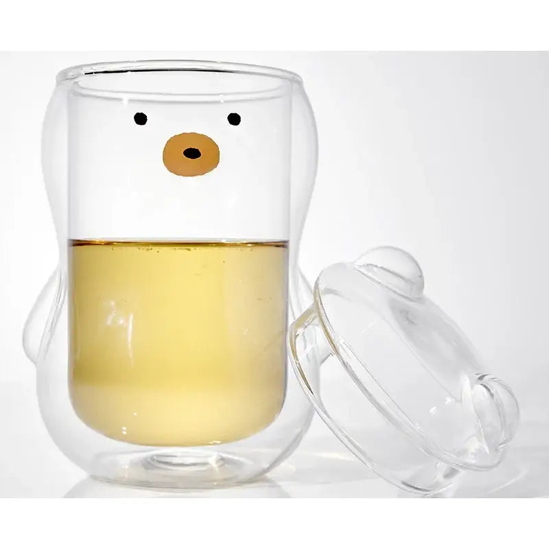 Korean Little Buddy - Double Glass Cup - Modern House - Tableware - Harumio
