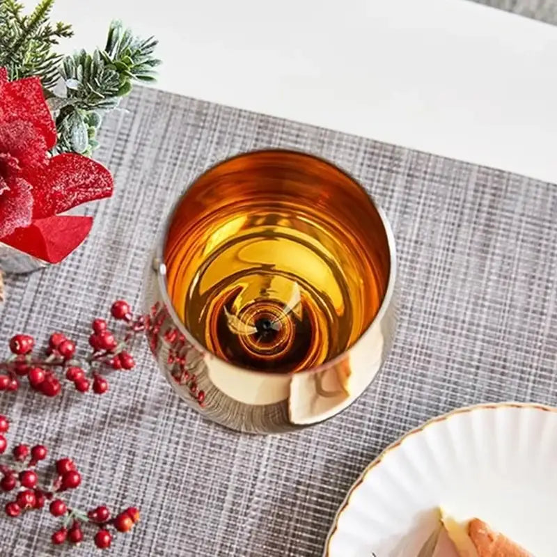 Korean All Gold - Wine Glass & Brandy Glass - Modern House - Wine Glass - Harumio