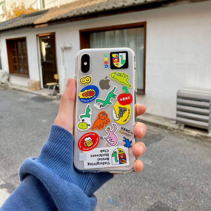 Joguman Studio - UBHC Sticker Jelly Phone Case