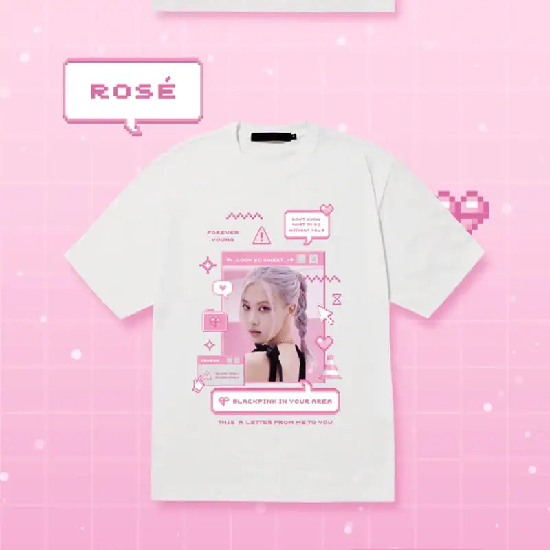 BlackPink - 6th Anniversary - T-Shirts - BlackPink - Fashion - Harumio