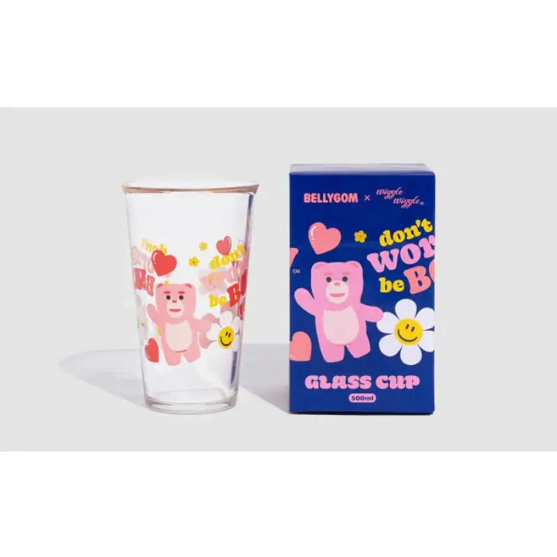 Wiggle Wiggle x Bellygom - Glass Cup Set - Wiggle Wiggle - Glass Cup - Harumio