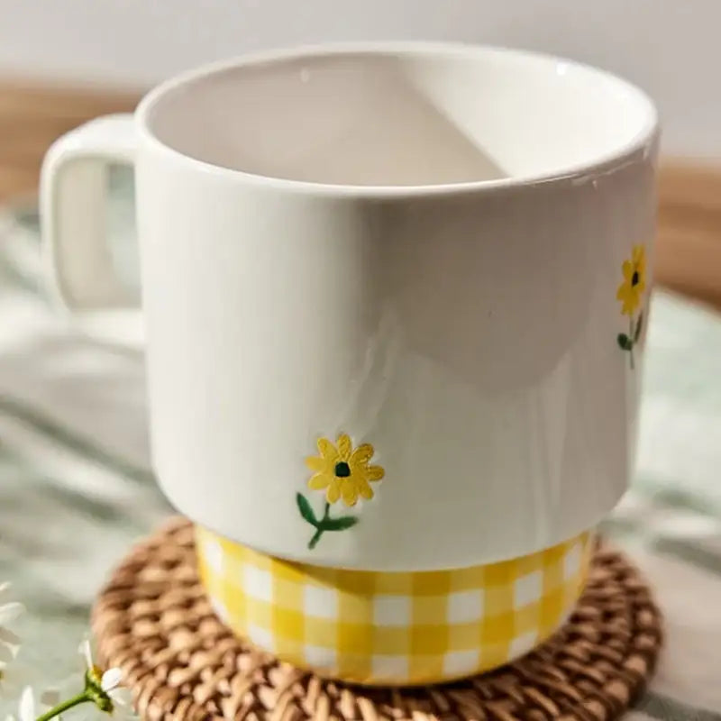 Korean Picnic Day - Stacking Mug - Modern House - Kitchenware - Harumio