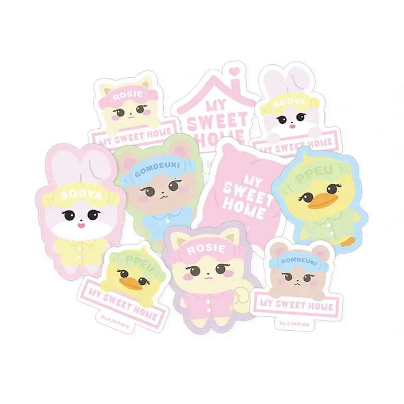 BlackPink - MY SWEET HOME - [BPTOURMSH] Character Sticker Set - BlackPink - Stickers - Harumio