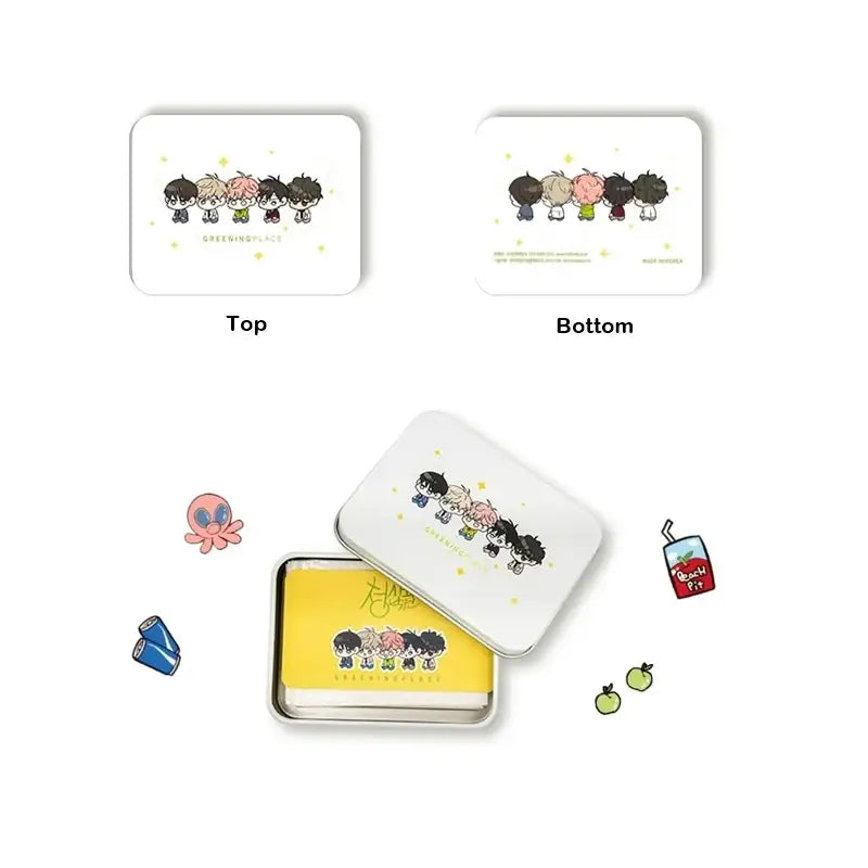 Green Apple Paradise - Character Band-Aid Tin Case - Green Apple Paradise - Accessories - Harumio