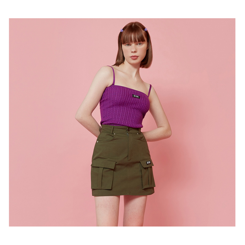 O!Oi - Twist Sleeveless Knit Top