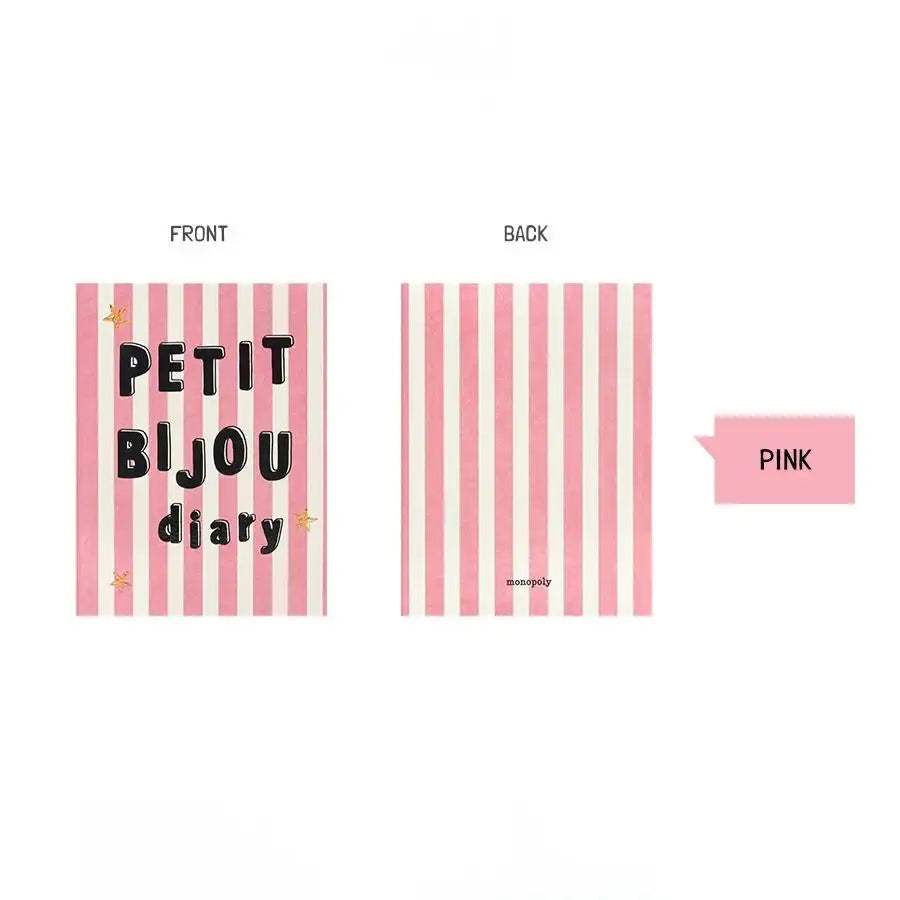 Monopoly - Petit Bijou Diary - Monopoly - Calendars, Organizers & Planners - Harumio
