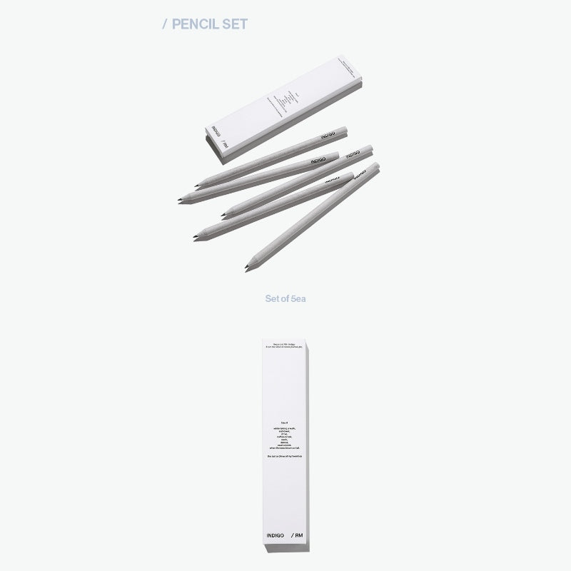 BTS RM - Indigo - Diary & Pencil Set