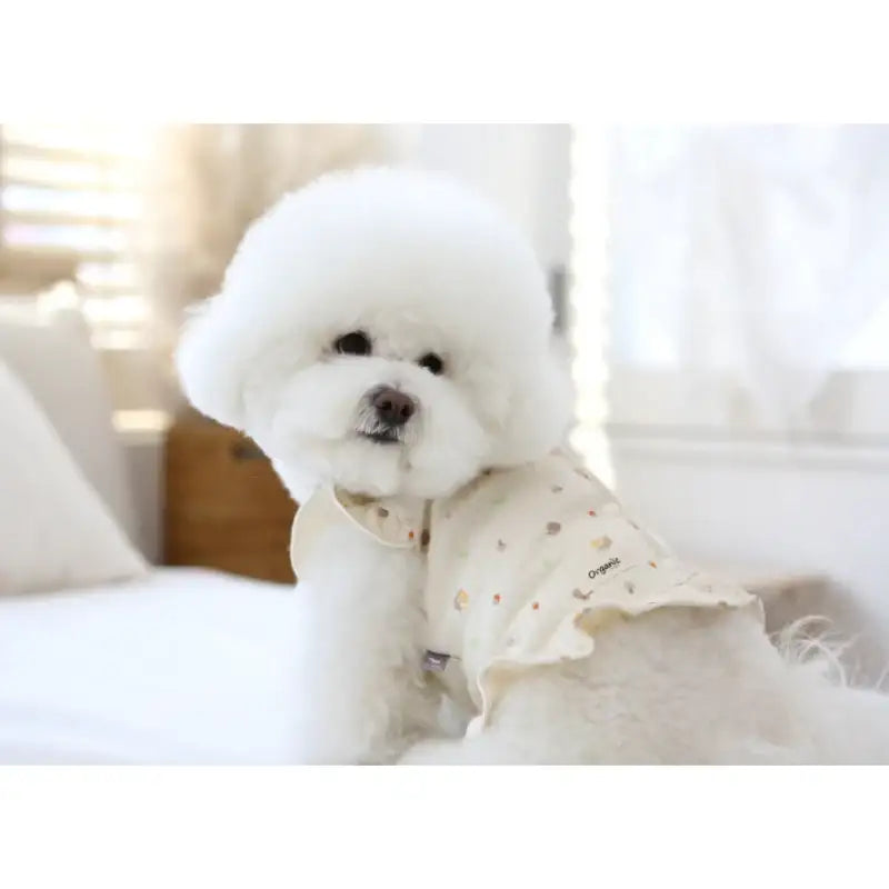 ITSDOG - Pet Organic Ruffle Quilted Vest - ITSDOG - Pet Clothes - Harumio