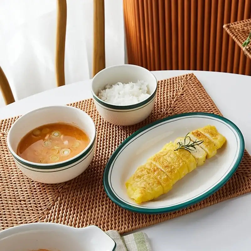 Korean L Keno - Soup & Rice Bowl Set - Modern House - Bowls - Harumio