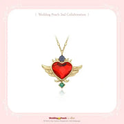 Wedding Peach x CLUE - Angel's Treasure Something Old Silver Necklace - Wedding Peach x CLUE - Jewelry - Harumio