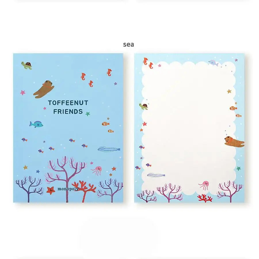 Monopoly - Toffee Nut Memo Paper Letter - Monopoly - Notebooks & Notepads - Harumio