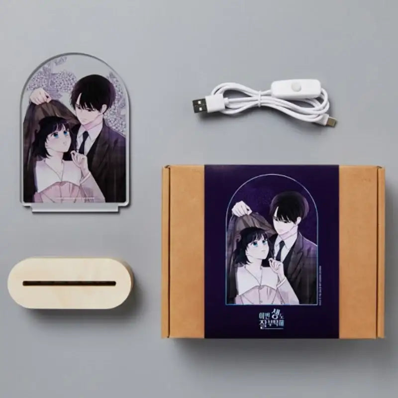 See You In My 19th Life - Acrylic Romance Mood Light - WEBTOON FRIENDS - Acrylic Mood Light - Harumio