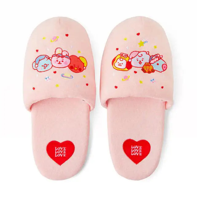 BT21 - Baby Party Night Indoor Slippers - BT21 - Footwear - Harumio