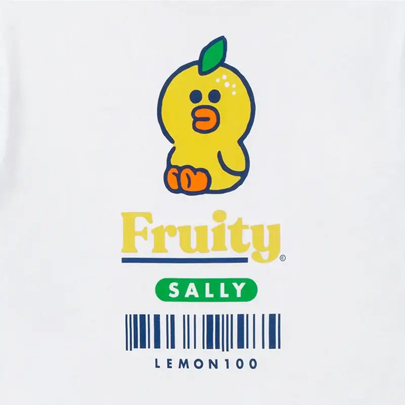 Line Friends - Fruity Barcode Short Sleeve T-Shirt - Line Friends - Clothes - Harumio