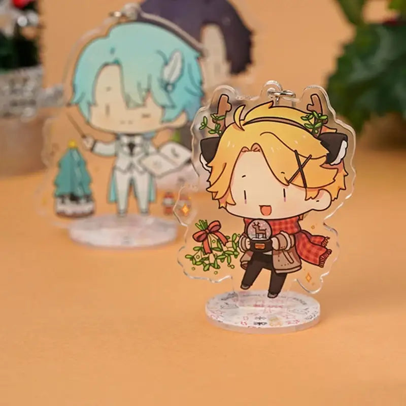 Mystic Messenger - Christmas SD Acrylic Keyring Stand - Mystic Messenger - Acrylic Keyring - Harumio