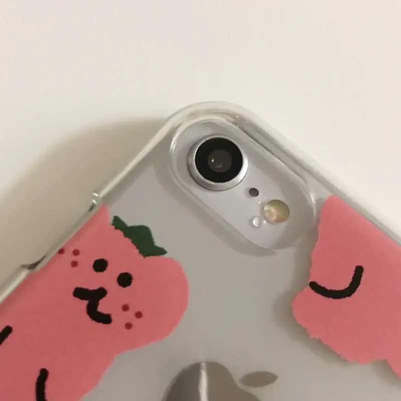 Dinotaeng - Strawberry BOBO iPhone Case - Dinotaeng - Phone Case - Harumio