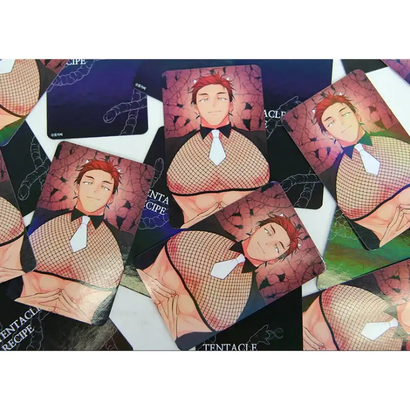 Tentacle Recipe - Hologram Card Set of 4 - Webtoon Shop - Photocard - Harumio
