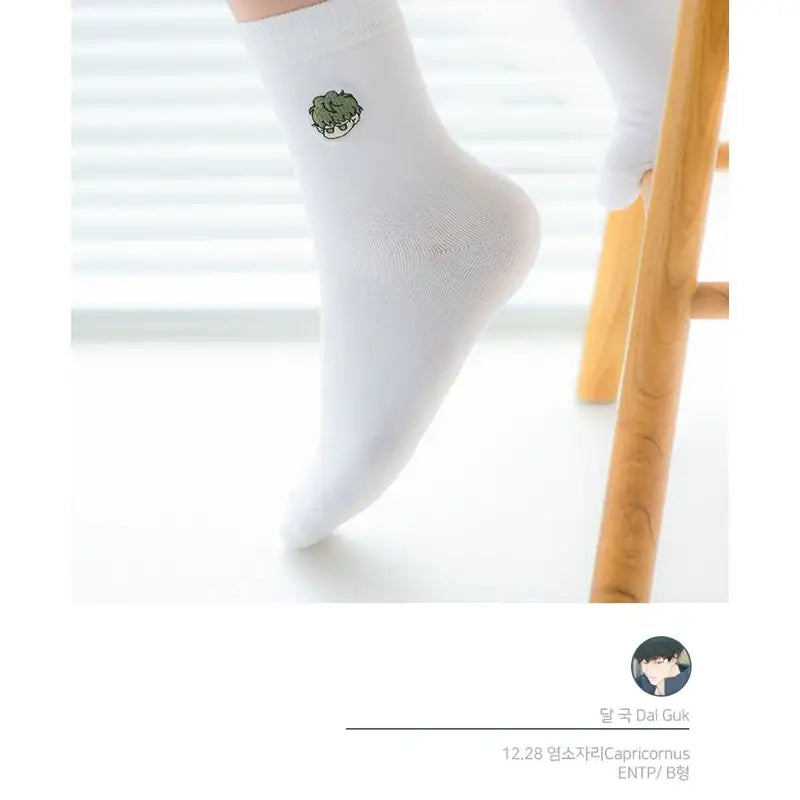 Green Apple Paradise - Character Socks - Green Apple Paradise - Socks - Harumio