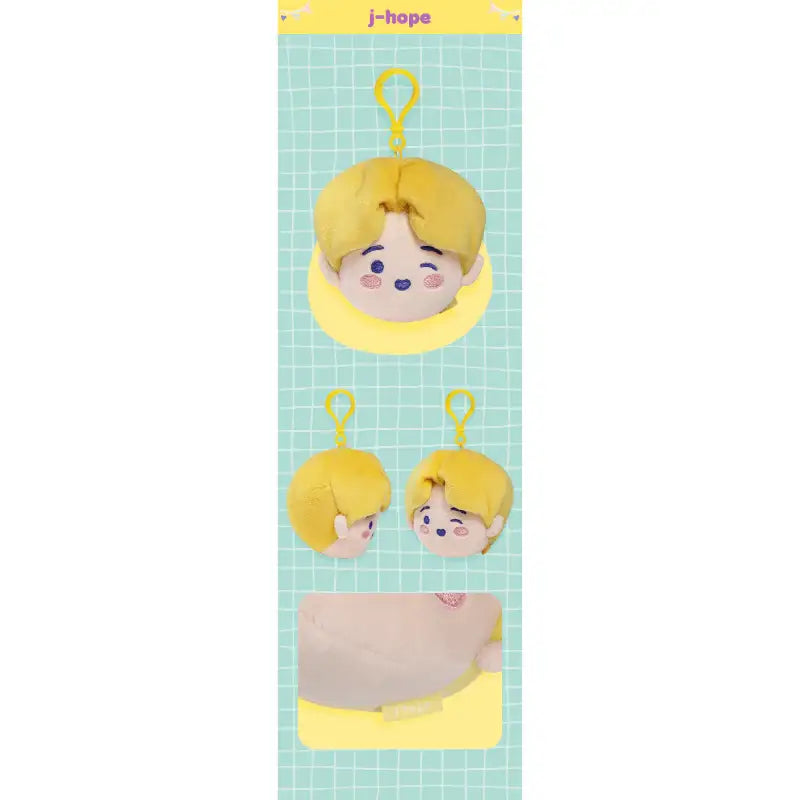BTS - TinyTAN - Face Keyring - BTS - Keyring - Harumio