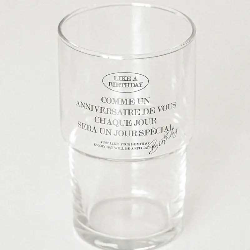 August8th - LIKE A BIRTHDAY Franc Stock Glass - August8th - Home & Living - Harumio